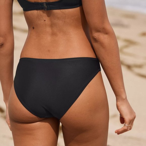Aerie Real Good Black Bikini Bottom NEW - Picture 2 of 8